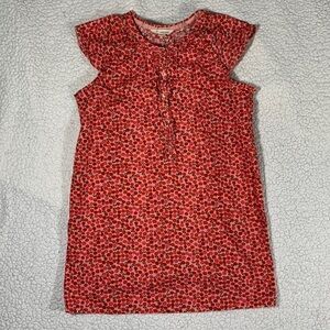 Lands End Kids Girls Apple Pear Tunic Dress size 12